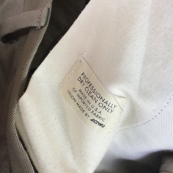 H.Stockton Vintage Tan Trousers Very Nice - Picture 4 of 4